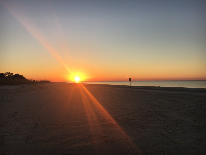 Sunrise on the Gulf Coast